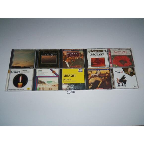 Mozart 10 CD Lot Piano Concertos Forever Gold Organ Orchestra -0518CD800 - Picture 1 of 3